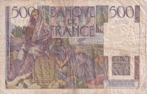 France 500 Francs - Chateaubriand - 02- 01-1953 - Serial Q.129 - F.34.11