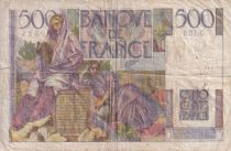 France 500 Francs - Chateaubriand - 04 - 09-1946 - Serial D.126 - P.129