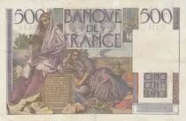France 500 Francs - Chateaubriand - 04-09-1952 - Serial F.116