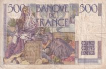 France 500 Francs - Chateaubriand - 07- 02-1946 - Serial O.71 - P.129