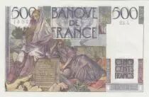 France 500 Francs - Chateaubriand - 07-11-1945 - Serial J.48