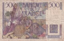 France 500 Francs - Chateaubriand - 07-11-1945 - Serial T.47 - F.34.03