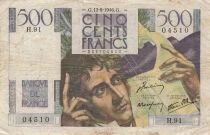 France 500 Francs - Chateaubriand - 12-09-1946 - S&eacute;rie H.91