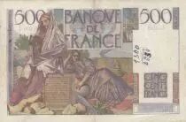 France 500 Francs - Chateaubriand - 13-05-1948 - Serial C.108