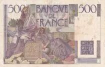 France 500 Francs - Chateaubriand - 13-05-1948 - Serial J.105 - P.129