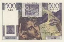 France 500 Francs - Chateaubriand - 19-07-1945 - Série A.22
