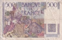France 500 Francs - Chateaubriand - 28- 03-1946 - Serial X.77 - P.129