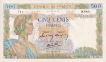 France 500 Francs - La Paix - 01-10-1942 - Série V.6853 - P.95