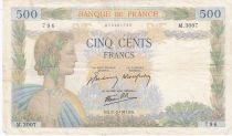 France 500 Francs - La Paix - 21-05-1941 - Série M.3007 - F.32.17