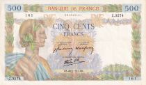 France 500 Francs - La Paix - 26-06-1941 - Serial Z.3274 - P.95
