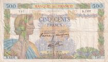 France 500 Francs - La Paix - Varieties years and serials - P.95 - F to F+