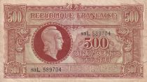 France 500 Francs - Marianne - 1945 - Lettre L - TTB - VF.11.01