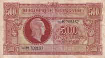 France 500 Francs - Marianne - 1945 - Lettre M - F to VF - P.106