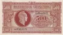 France 500 Francs - Marianne - 1945 - Lettre M - VF.11.02