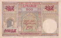 France 500 Francs - Morocan village - 19-12-1956 - P.46