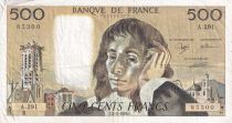 France 500 Francs - Pascal - 02-02-1989 - Serial A.291 - P.156