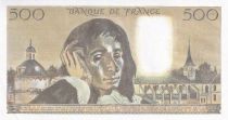 France 500 Francs - Pascal - 03-01-1985 - Serial W.219 - P.156