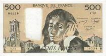 France 500 Francs - Pascal - 03-02-1977 - Serial Y.73
