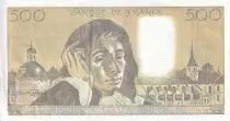 France 500 Francs - Pascal - 03-03-1988 - Serial C.273 - P.156