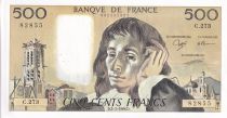 France 500 Francs - Pascal - 03-03-1988 - Serial C.273 - P.156