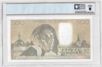 France 500 Francs - Pascal - 03-03-1988 - Série C.273 - PCGS 64 PPQ