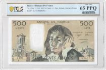 France 500 Francs - Pascal - 03-03-1988 - Série C.273 - PCGS 65 PPQ