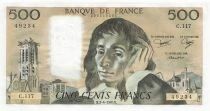 France 500 Francs - Pascal - 03-04-1980 - Serial C.117