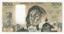 France 500 Francs - Pascal - 05-07-1984 - Serial H.211