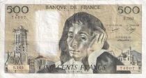 France 500 Francs - Pascal - 05-08-1982 - S&eacute;rie S.163