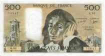 France 500 Francs - Pascal - 05-10-1978 - Serial K.93