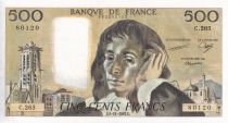 France 500 Francs - Pascal - 05-11-1987 - Serial C.265 - P.156