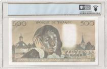 France 500 Francs - Pascal - 05-11-1987 - Serial Q.268 - PCGS 66 PPQ