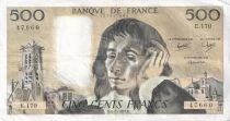 France 500 Francs - Pascal - 06-01-1983 - S&eacute;rie E.170