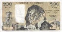 France 500 Francs - Pascal - 06-01-1983 - S&eacute;rie E.1983