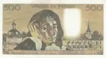France 500 Francs - Pascal - 06-12-1973 - Serial U.36