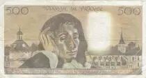 France 500 francs - Pascal - 08-01-1981 - Serial M.136