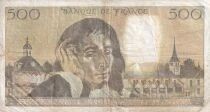 France 500 Francs - Pascal - 08-01-1981 - S&eacute;rie D.128