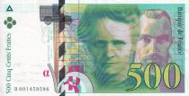 France 500 Francs - Pierre et Marie Curie - 1994 - Letter B - XF+ - P.160a