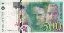 France 500 Francs - Pierre et Marie Curie - 1994 - Letter L  - F.76.01