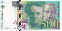 France 500 Francs - Pierre et Marie Curie - 1994 - Letter N - XF - P.160a