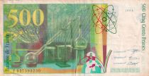 France 500 Francs - Pierre et Marie Curie - 1994 - Lettre F