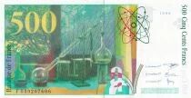 France 500 Francs - Pierre et Marie Curie - 1994 - S&eacute;rie F
