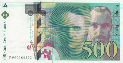France 500 Francs - Pierre et Marie Curie - 1994 - S�rie F.0003