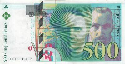 France 500 Francs - Pierre et Marie Curie - 1994