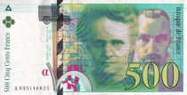 France 500 Francs - Pierre et Marie Curie - 1995 - Letter A - P.160
