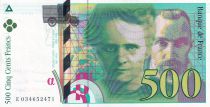 France 500 Francs - Pierre et Marie Curie - 1995 - Letter E - AU+ - P.160a