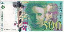 France 500 Francs - Pierre et Marie Curie - 1995 - Letter F - P.160