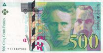 France 500 Francs - Pierre et Marie Curie - 1995 - Letter T - P.160