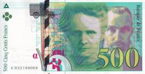 France 500 Francs - Pierre et Marie Curie - 1995 - Lettre G - F.76.02
