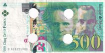 France 500 Francs - Pierre et Marie Curie - Cancelled - 1994 - Letter F - F.76.01